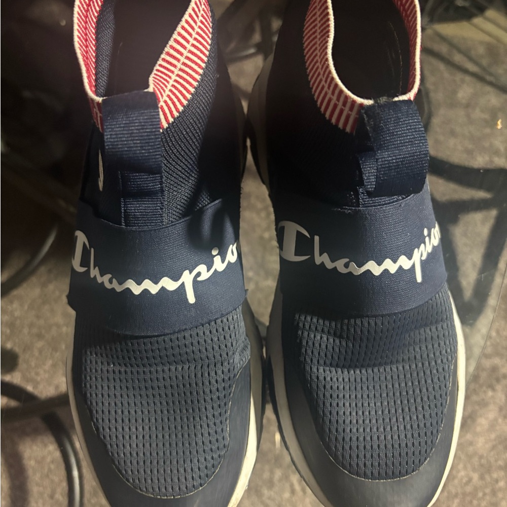 Champion Navy and Red Slip-On Shoes